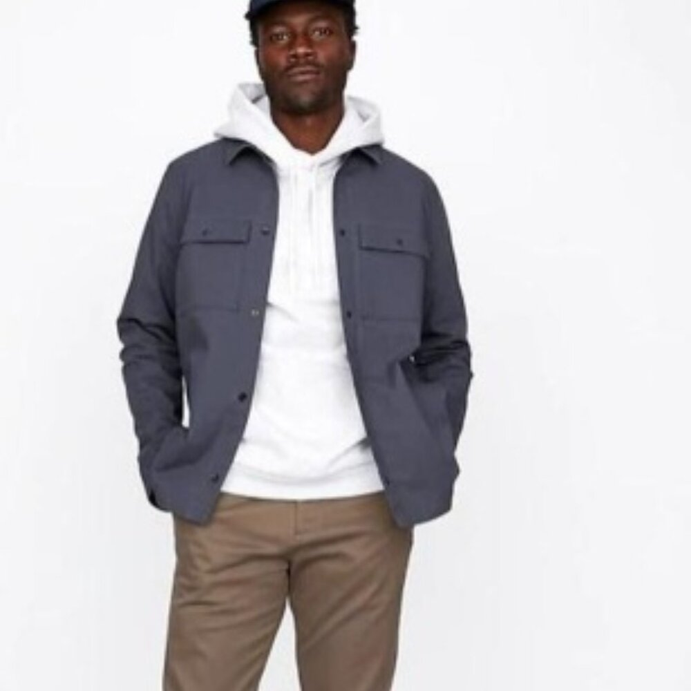 Hill City Hybrid Ripstop Shirt Jacket Navy size large